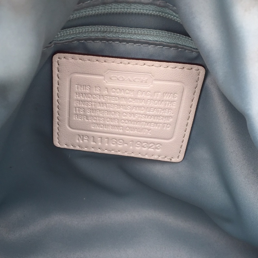 Coach Kristin Croc Python Embossed Leather Bag - image 7